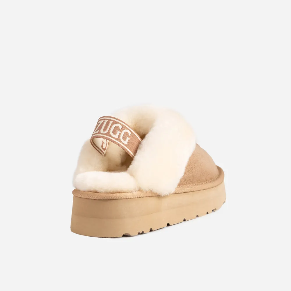 Ugg Coquette Platform Slipper (Elastic Backstrap)(Water Resistant)