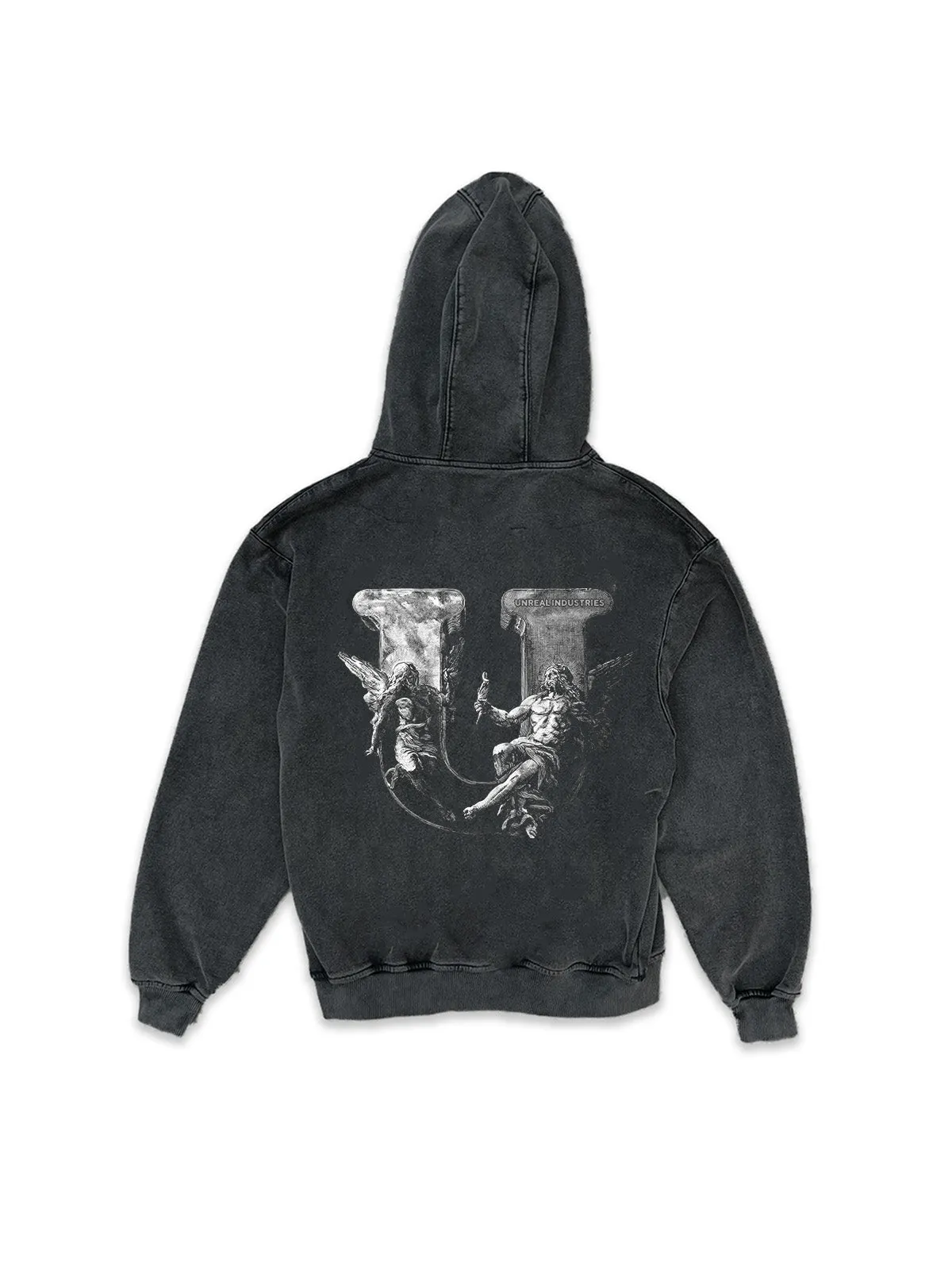 UNREAL Angels & Demons Washed Hoodie