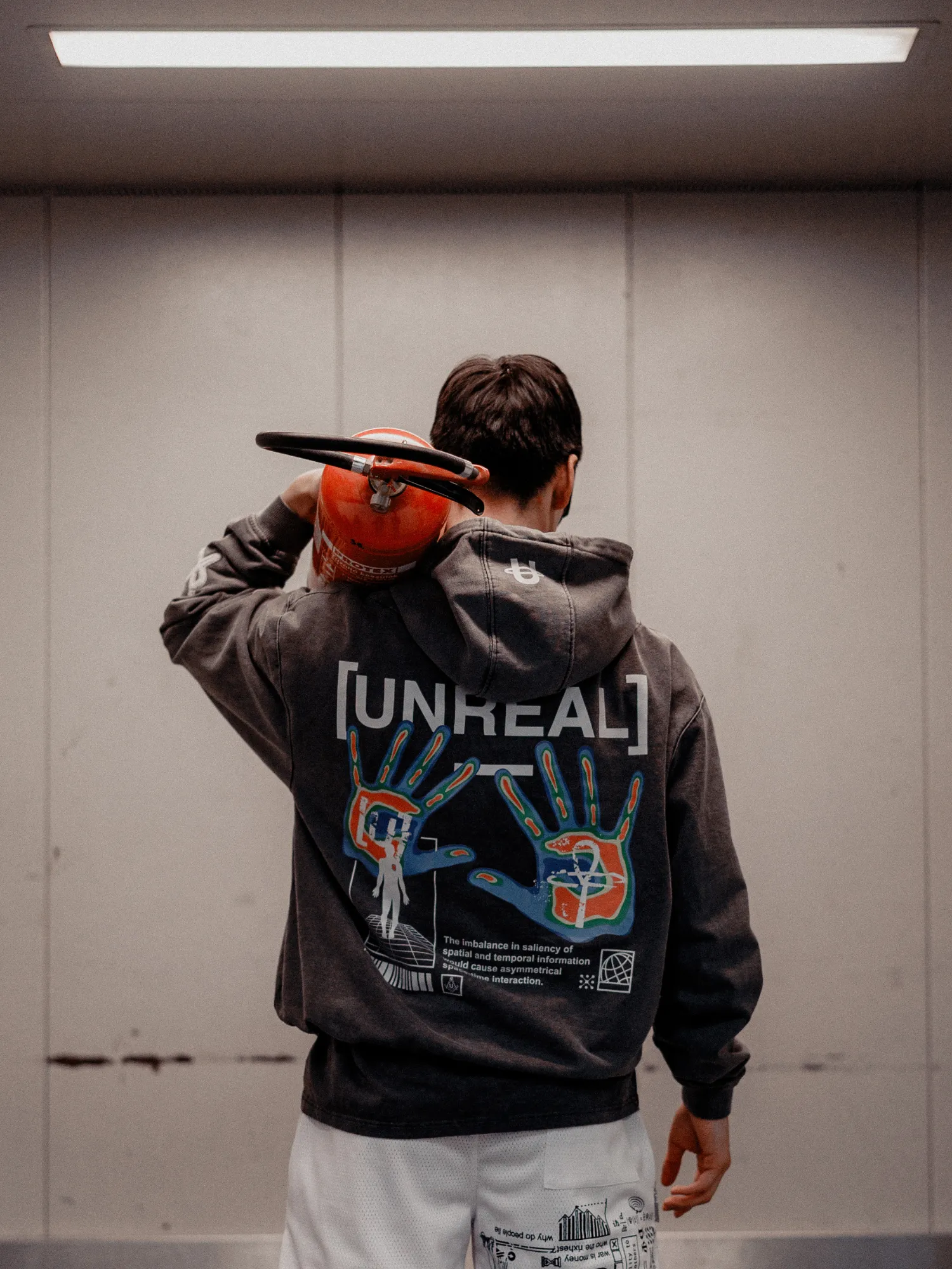 UNREAL Washed Vision Hoodie