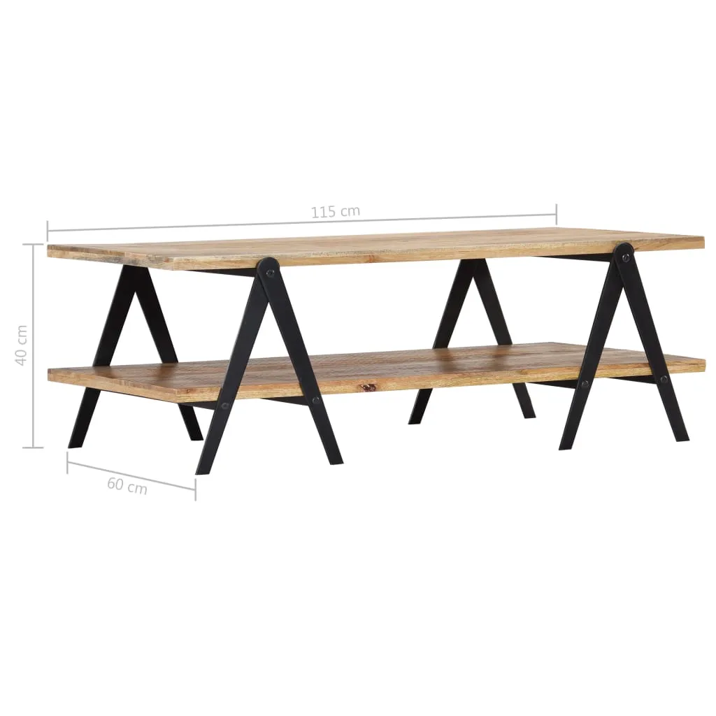 vidaXL Coffee Table 115x60x40 cm Solid Mango Wood