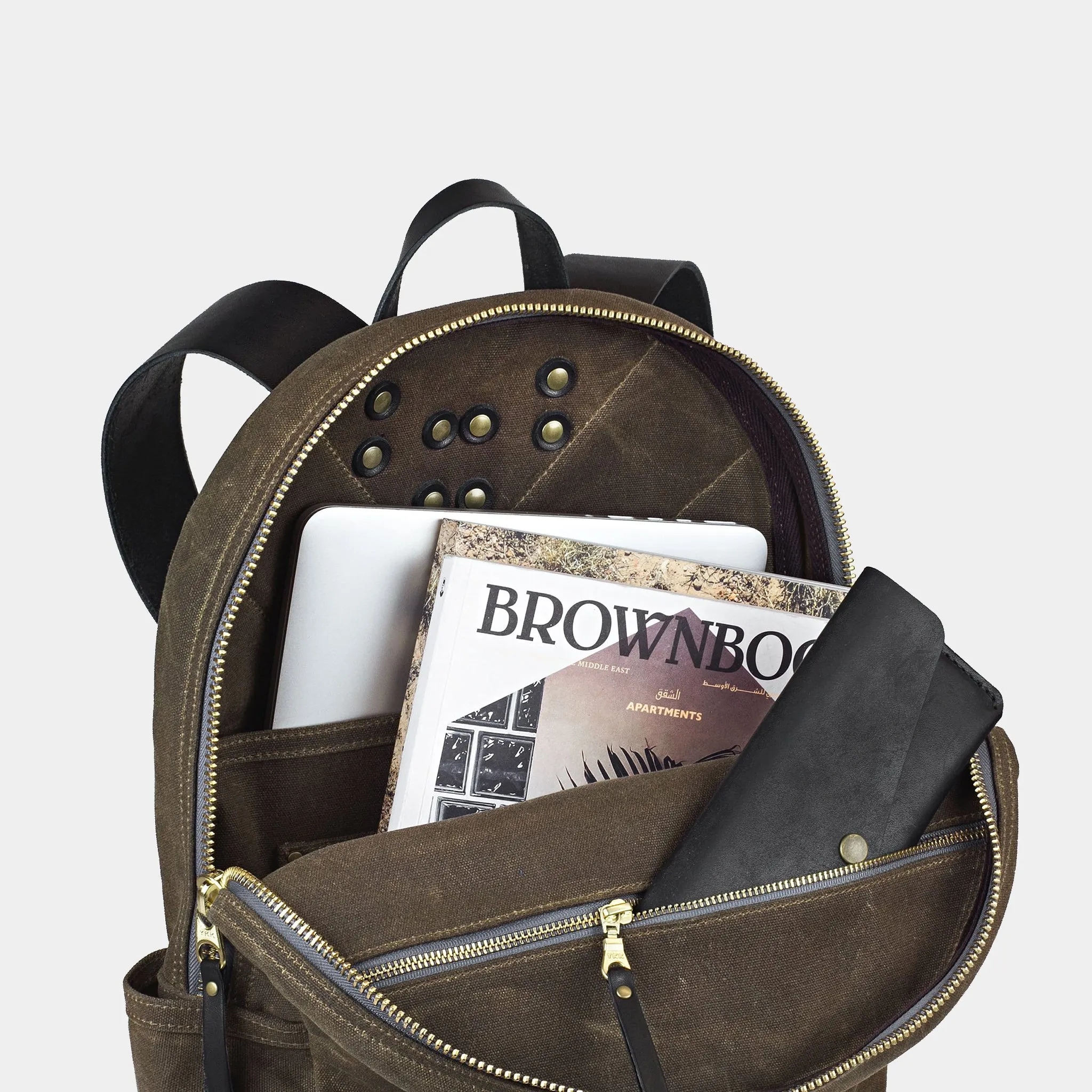 Waxed Canvas Backpack