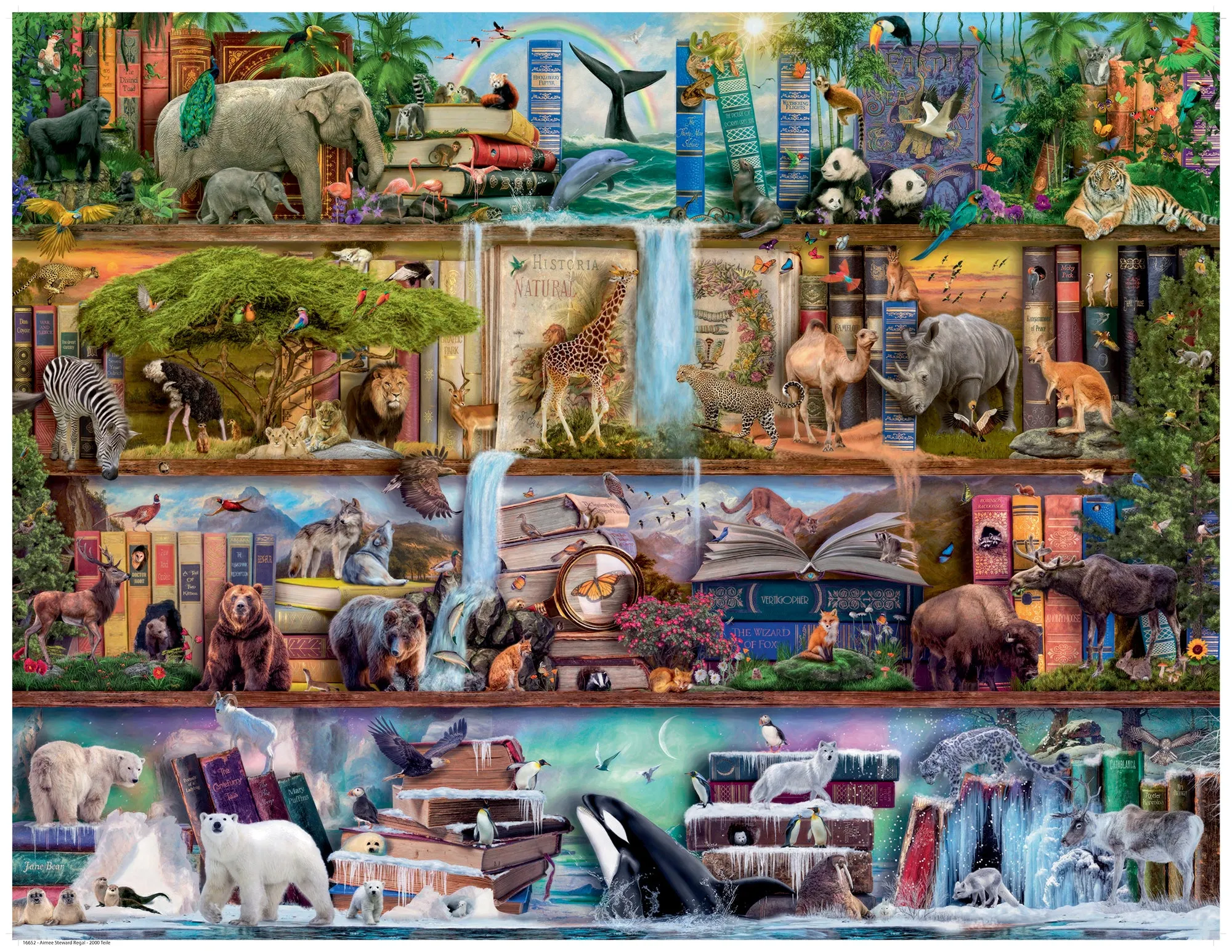 Wild Kingdom Shelves  - 2000pc Puzzle