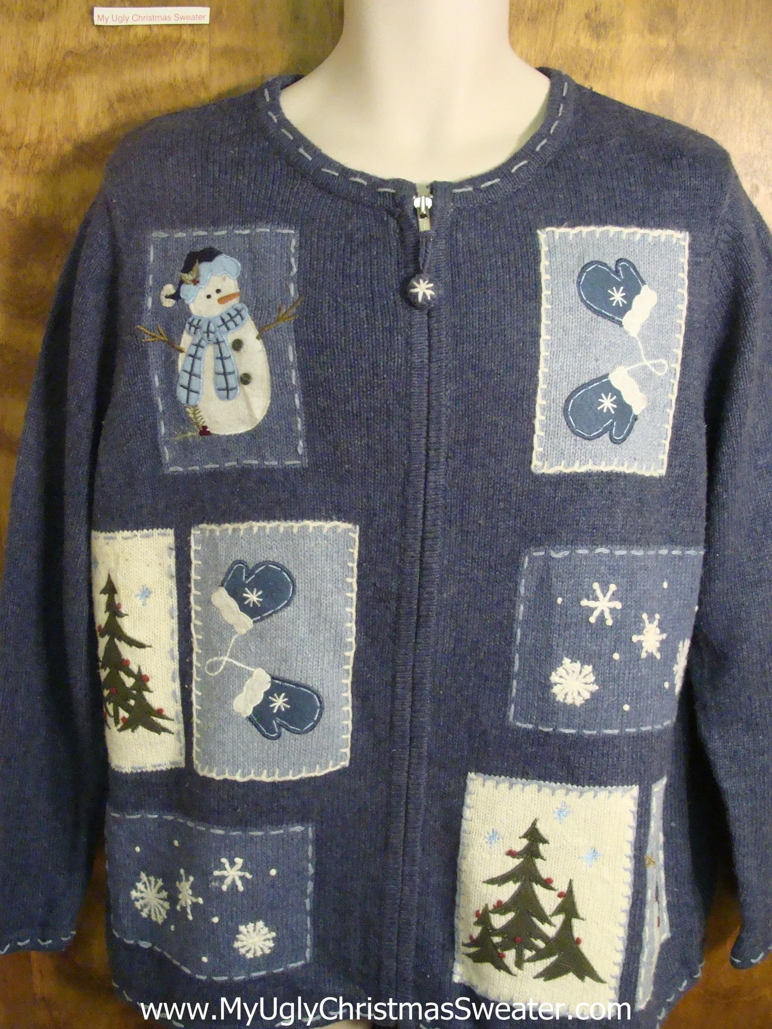 Winter Snowmen Bad Christmas Sweater