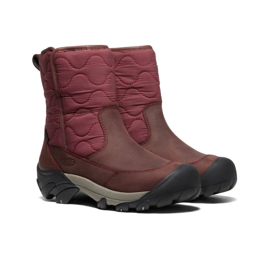 Women's Betty Waterproof Pull-On Boot | Burgundy/Black