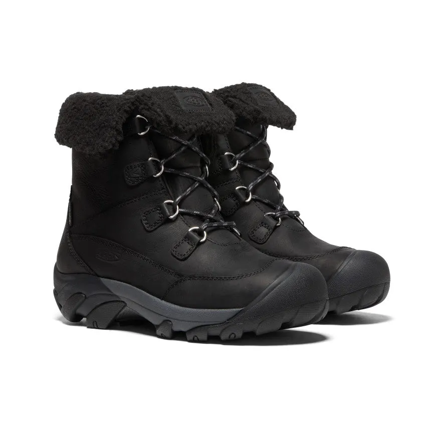 Women's Betty Waterproof Short Boot | Black/Black