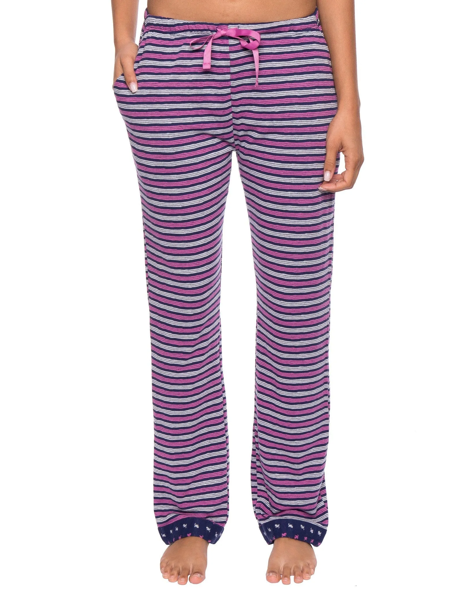 Women's Double Layer Knit Jersey Lounge Pants