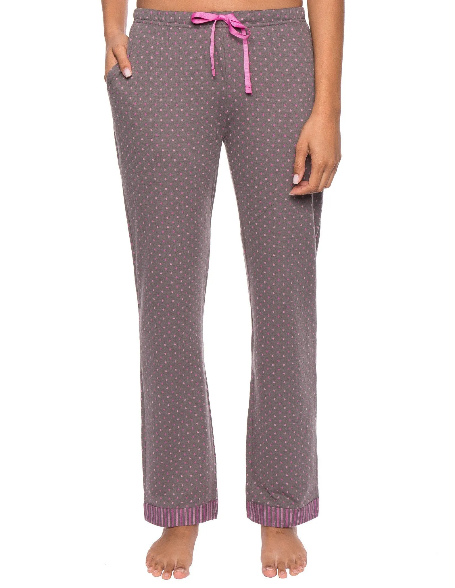 Women's Double Layer Knit Jersey Lounge Pants