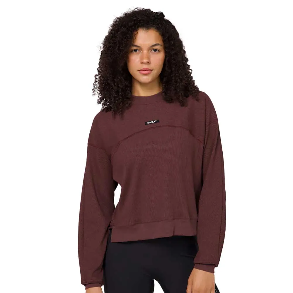 Women's Post-Run Performance Pullover - Chocolate