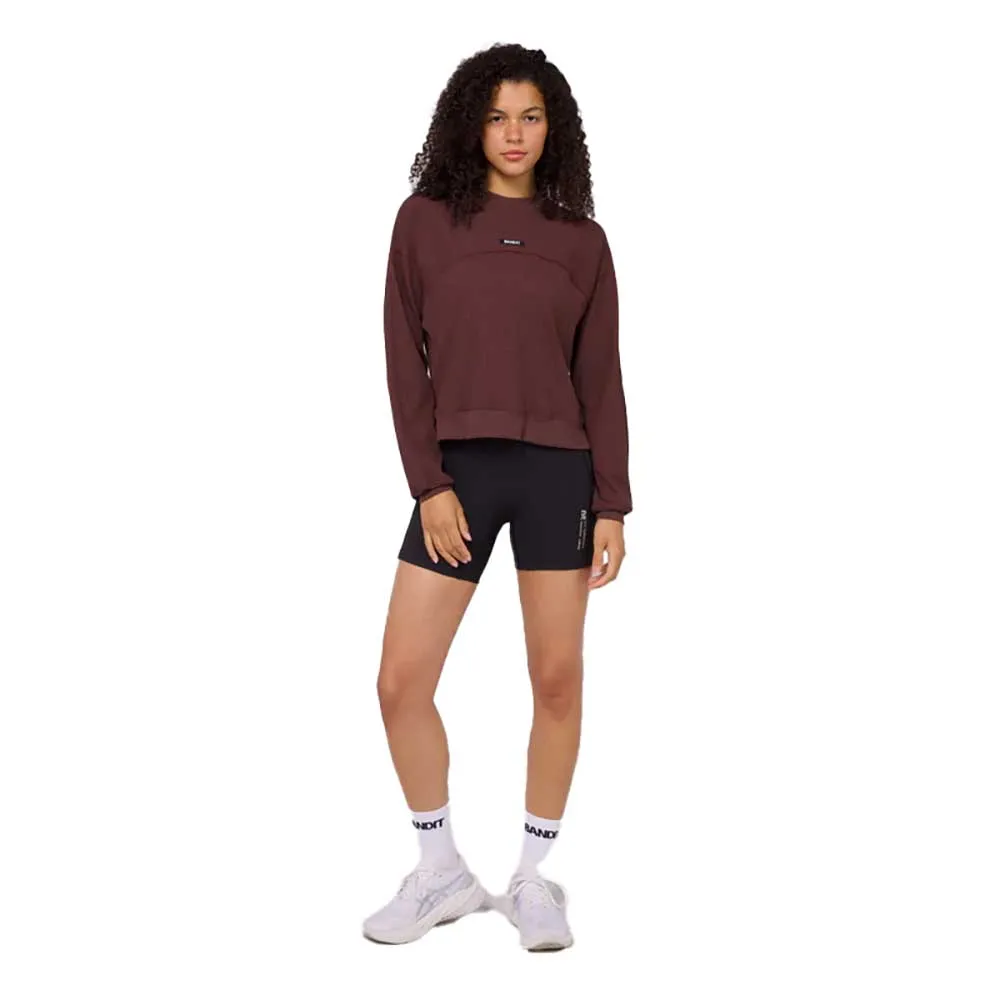 Women's Post-Run Performance Pullover - Chocolate