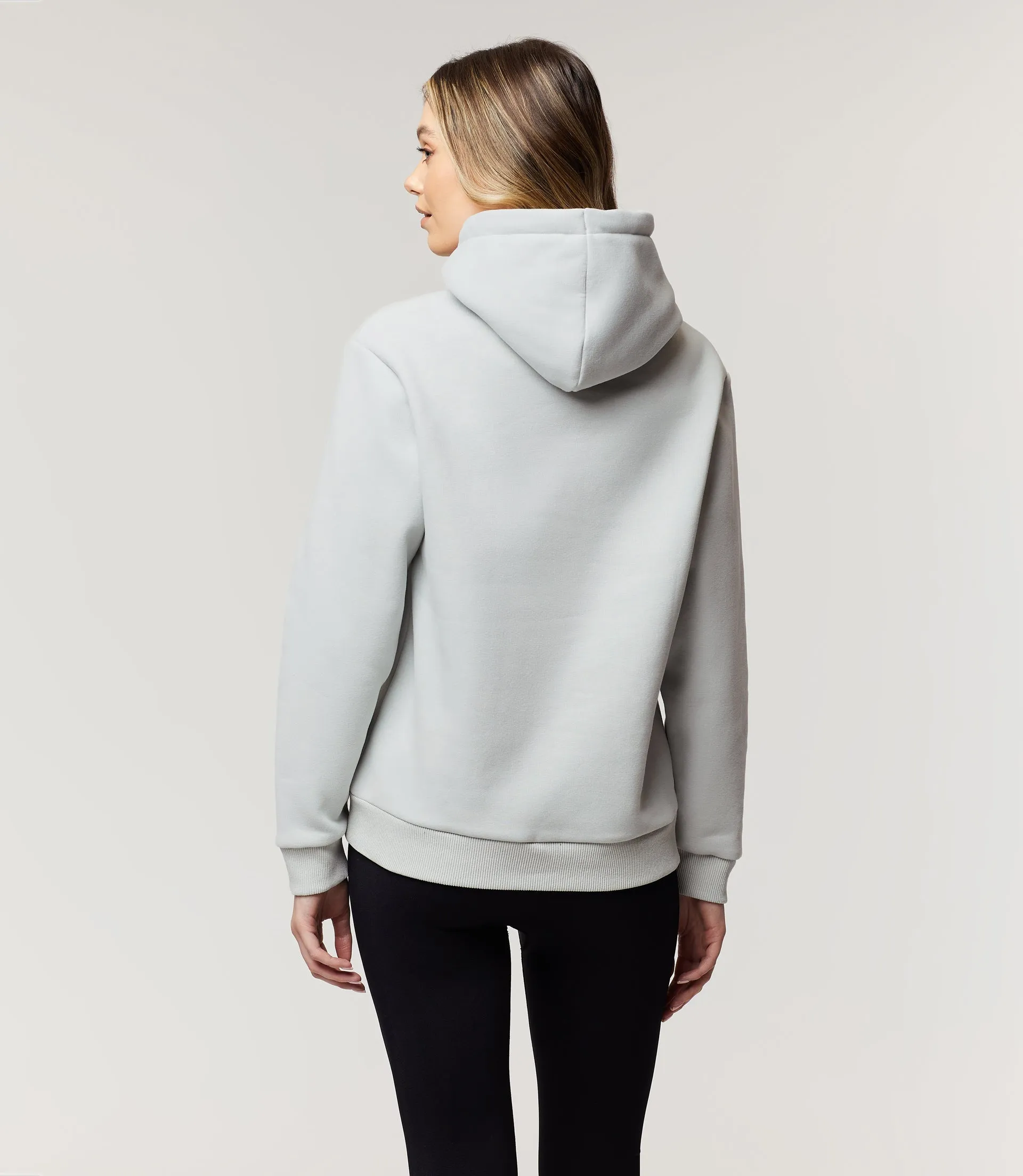 WOMENS TEAM CORE ESSENTIALS HOODIE - Grey