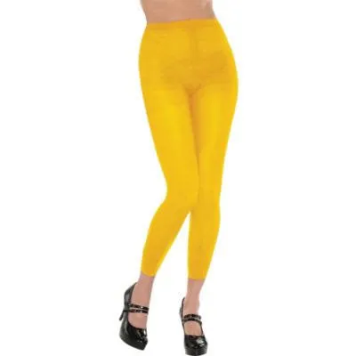 Yellow Footless Tights