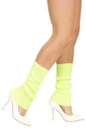 Yellow Neon Leg Warmers