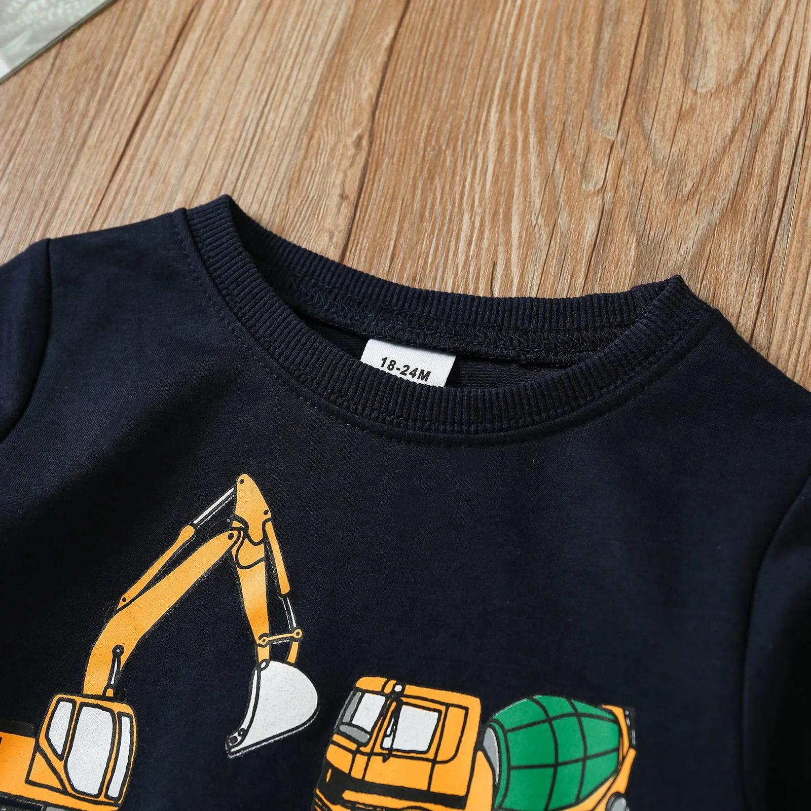 Youth Vehicle Excavator Pullover